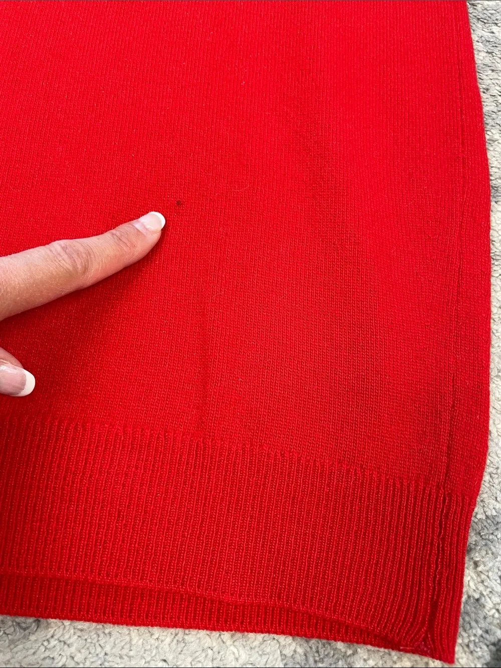 Vintage Pringle of Scotland Cashmere Red Turtleneck Sweater Sz 42